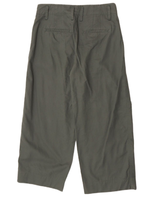 Gap Womens Pegged Cropped Trousers W27 L24 Grøn bomuld