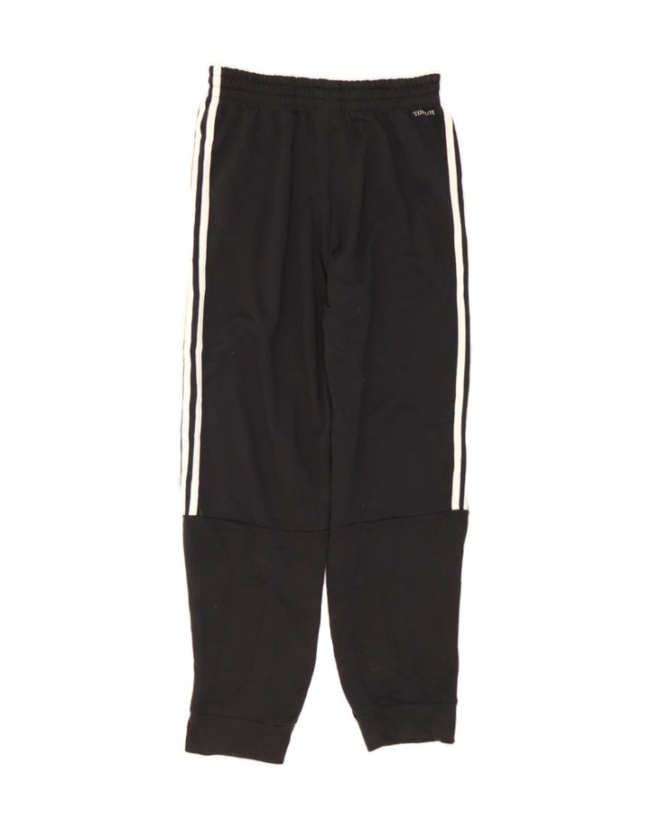 ADIDAS Womens Tracksuit Trousers Joggers UK 12 Medium  Black Polyester Vintage Adidas and Second-Hand Adidas from Messina Hembry 