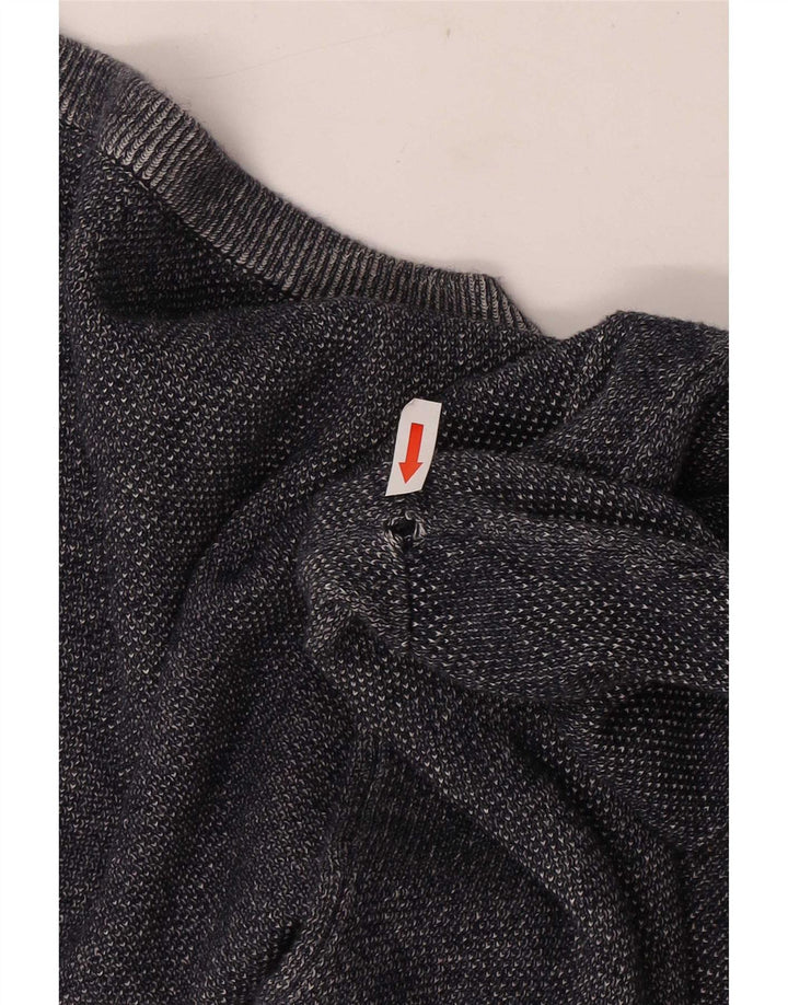 J. Crew Mens Boat Neck Jumper Sweater Small Navy Blue Cotton