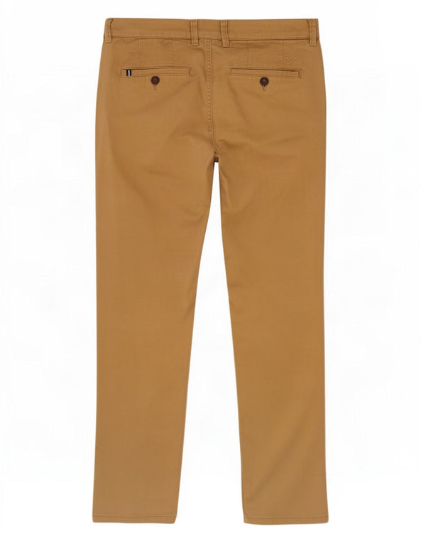 Crew Clothing Womens Straight Chino Trousers W32 L28 Beige Cotton