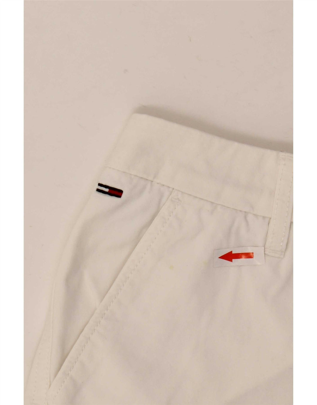 Tommy Hilfiger Womens Chino Shorts W29 Medium White Cotton