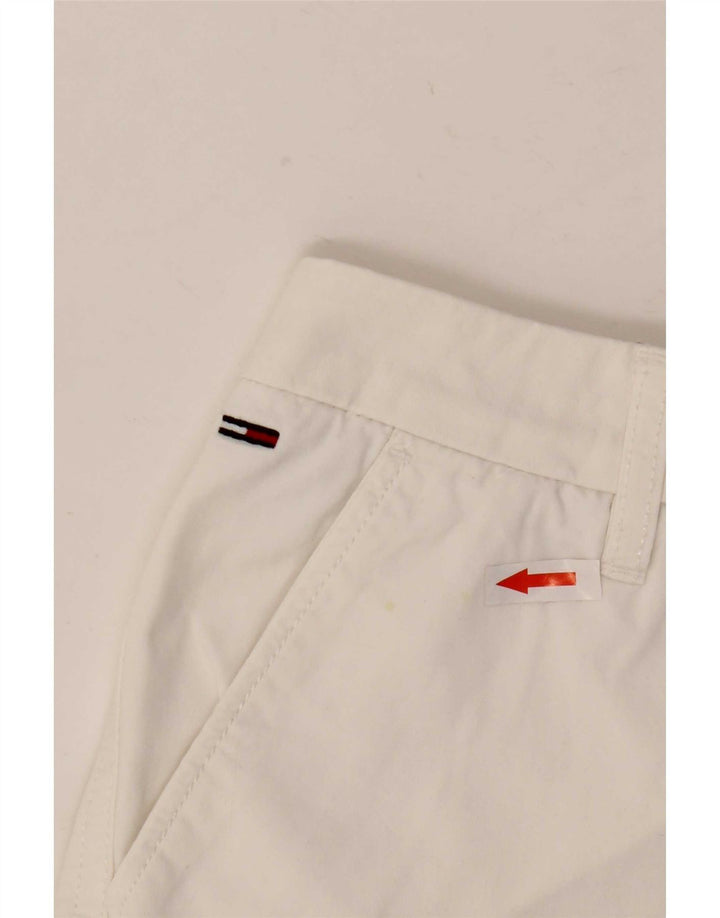 Tommy Hilfiger Womens Chino Shorts W29 Medium White Cotton