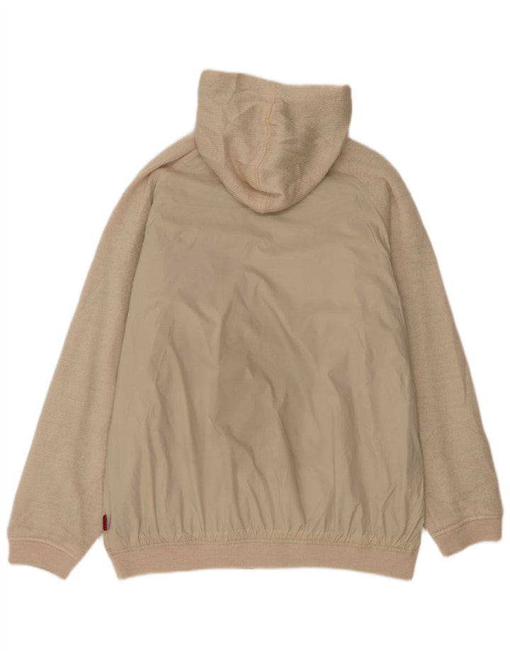 Oakley Chaqueta bomber con capucha para hombre UK 38 Medium Beige Nylon