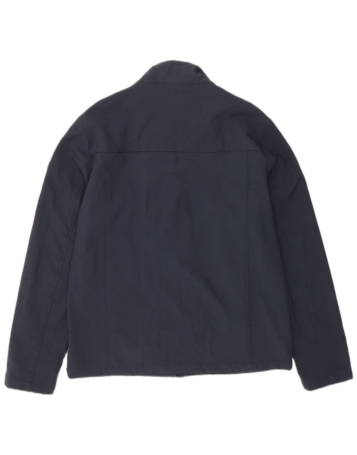 ALPENNBLITZ Mens Windbreaker Jacket UK 40 Large Navy Blue Polyester