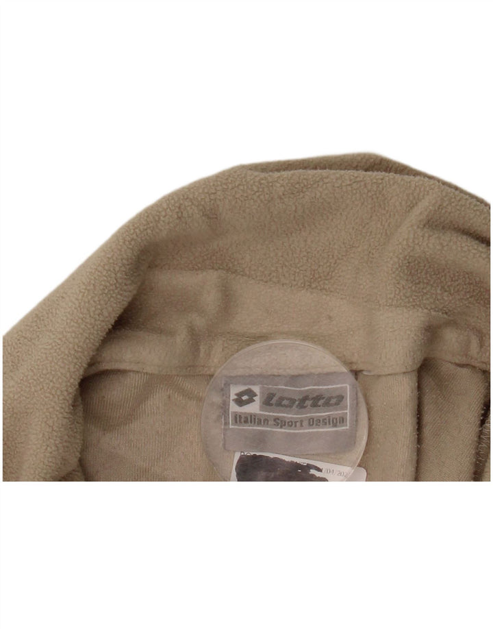 LOTTO Pull Polaire Col Zippé Homme Beige Moyen