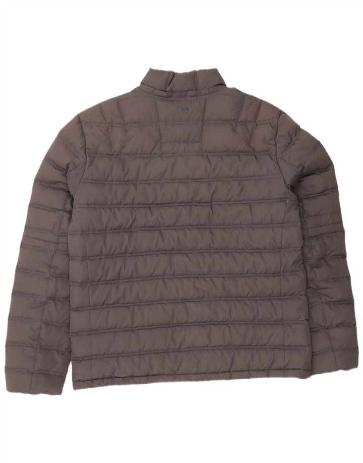 Fila Herren Wattierte Jacke UK 42 XL Grau Polyester