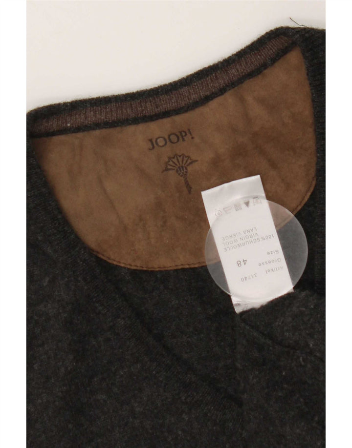 Canotta da uomo Joop IT 48 Medium Black Lana vergine screziata