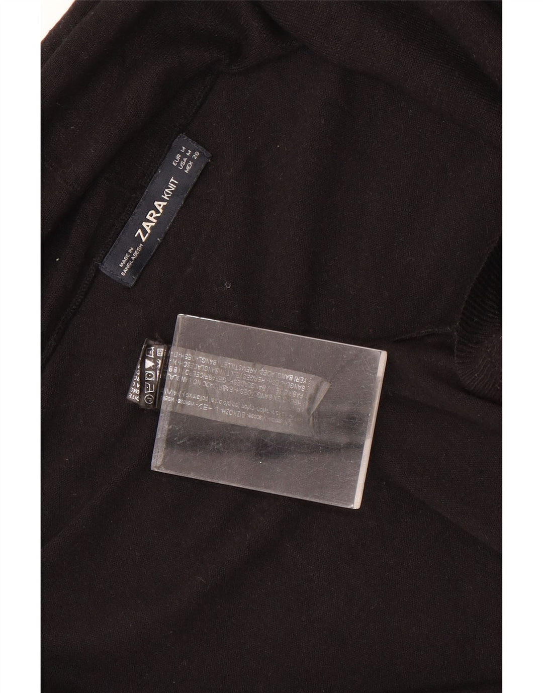Offener Cardigan für Damen von Zara, Gr. 12, Mittelschwarz, Viskose
