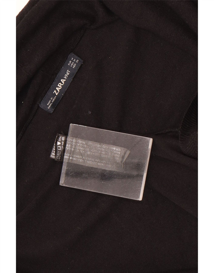 Offener Cardigan für Damen von Zara, Gr. 12, Mittelschwarz, Viskose