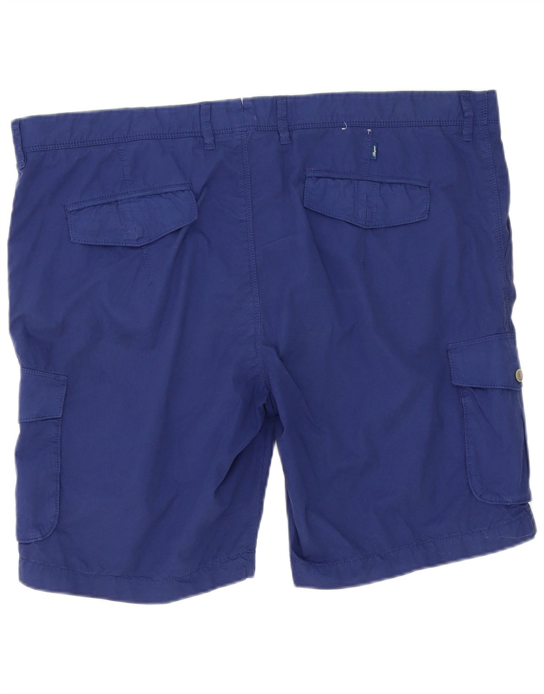 Bogner Herre Modern Fit Cargo Shorts 3XL W44 Blå Bomuld