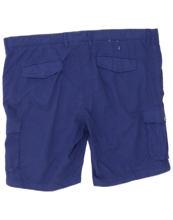 Bogner Mens Modern Fit Cargo Shorts 3XL W44 kék pamut