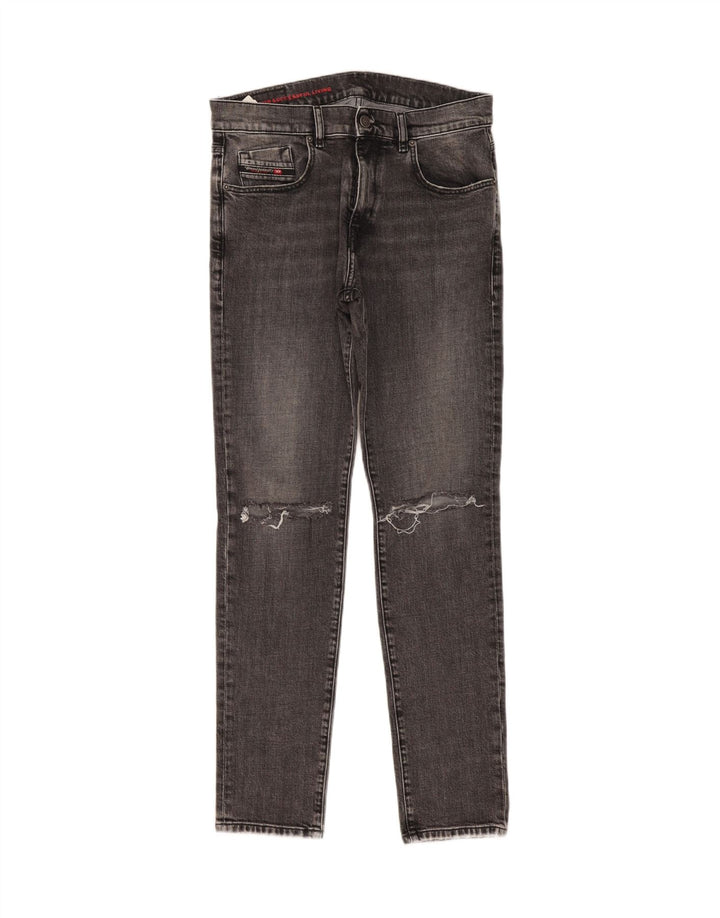 Diesel Jean slim effet vieilli W31 L31 en coton gris pour femme