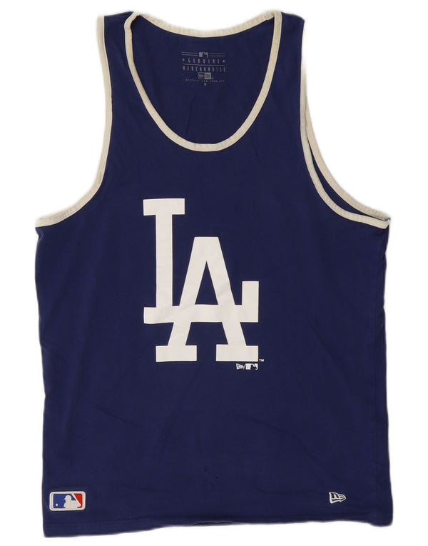 Genuine Merchandise Mens Graphic Vest Top Medium Navy Blue