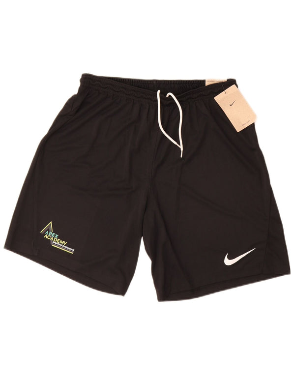 Nike Mens Dri Fit Slim Sport Shorts Large Black Polyester
