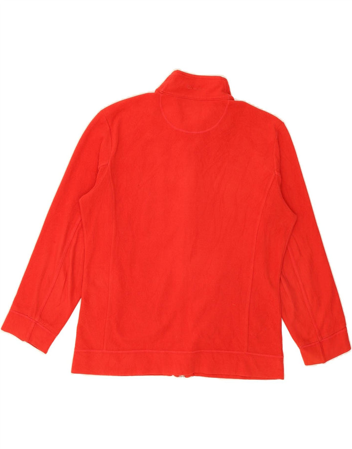 CHAMPION Womens Fleece Jacket UK 18 XL Red Polyester Vintage Champion and Second-Hand Champion from Messina Hembry 