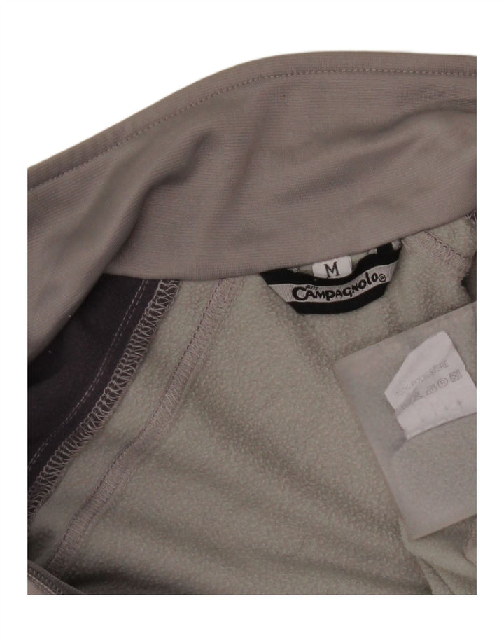 CAMPAGNOLO Mens Tracksuit Top Jacket Medium Grey Colourblock Polyester
