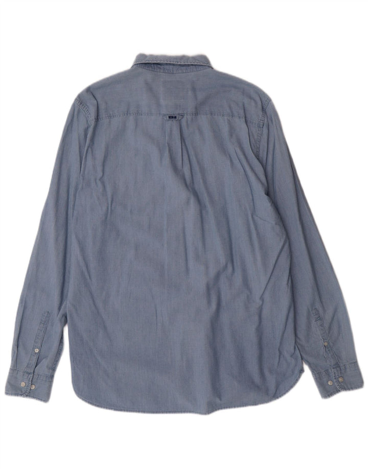Superdry Chemise Homme XL Bleu Coton