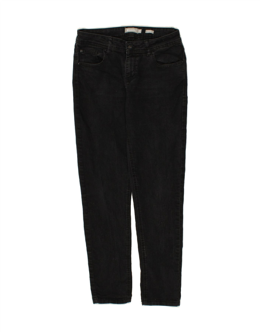 BENCH Womens Skinny Jeans W30 L28  Black Cotton Vintage Bench and Second-Hand Bench from Messina Hembry 