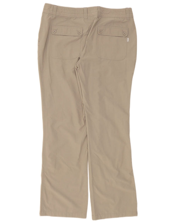 Rohan γυναικείο ίσιο καθημερινό παντελόνι UK 16 Large W38 L32 Beige Polyamide