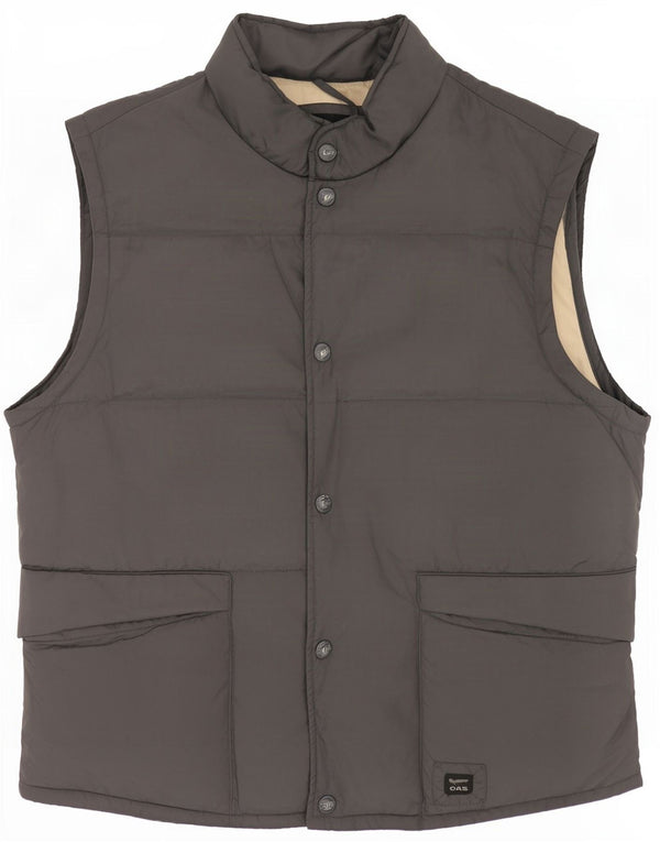 Chaleco acolchado para hombre Gas UK 44 2XL Nylon gris