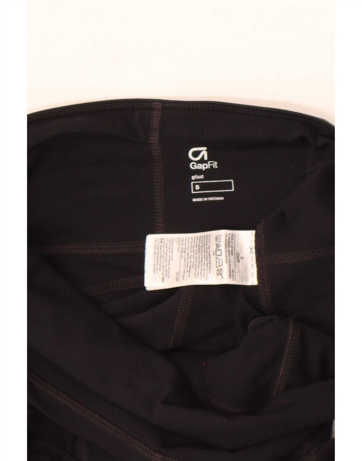 Gap Damen Leggings UK 10 Small Schwarz Polyester