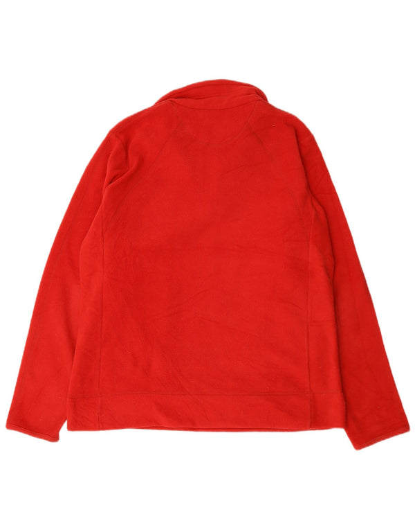 Champion Damen-Fleecepullover mit Reißverschluss, UK 18, XL, Rot, Polyester