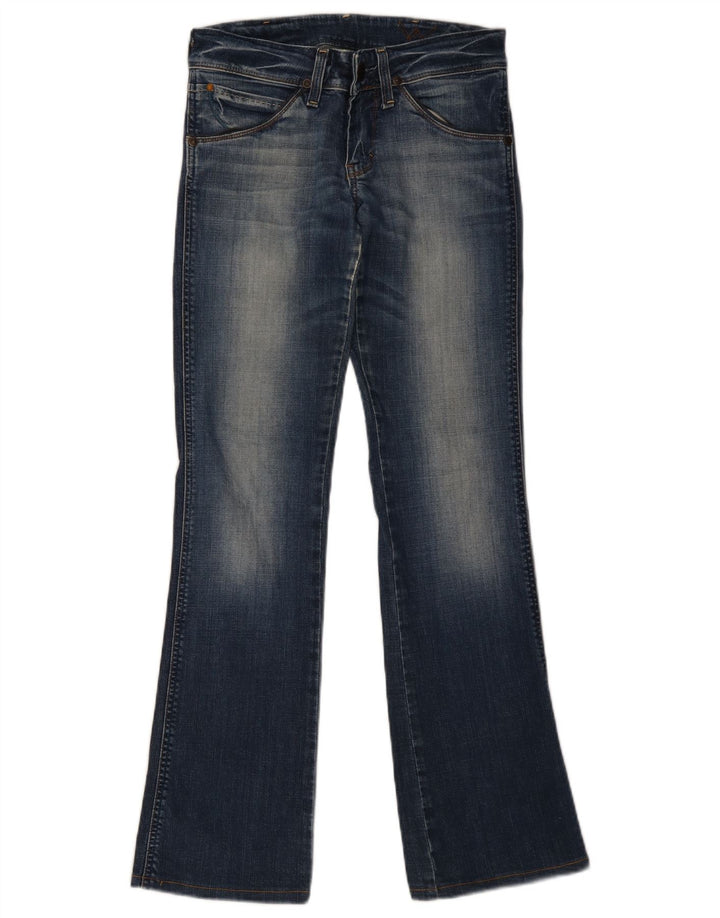 WRANGLER Dame Iris Bootcut Jeans W28 L34 Blå Bomuld