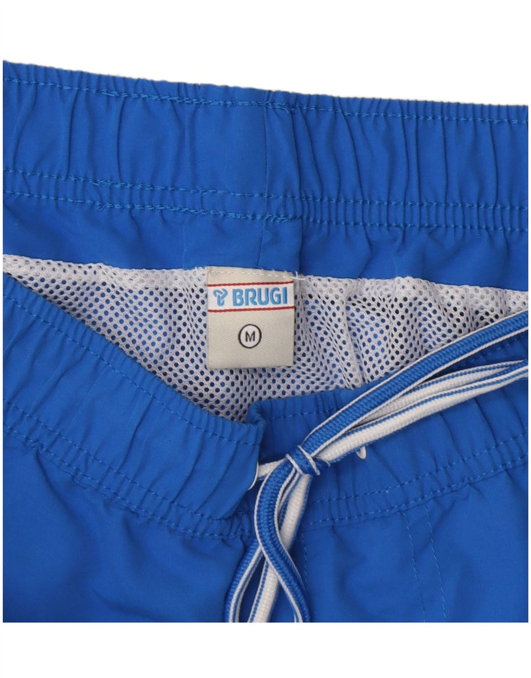 Brugi Mens Swimming Shorts Medium Blue Colourblock Polyester