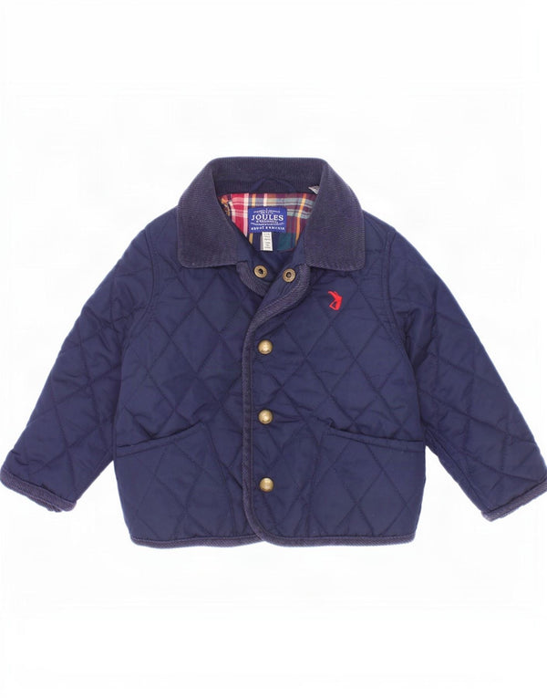 Joules Veste matelassée bébé garçon 12-18 mois Bleu marine Polyester