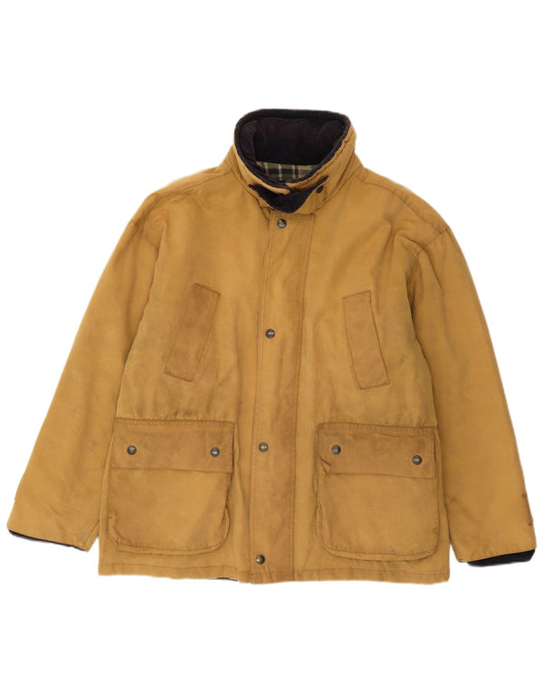 Ανδρικό κερωμένο βαμβακερό μπουφάν P.G.Field UK 38 Medium Beige