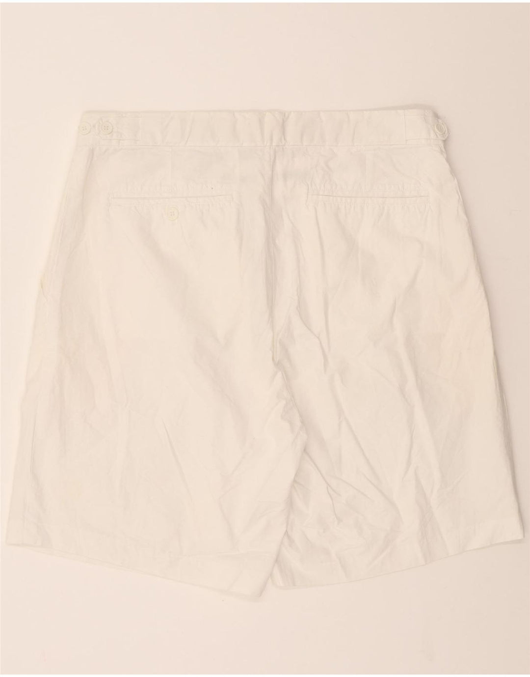 VINTAGE Mens Chino Shorts W38 XL White Cotton Vintage Vintage and Second-Hand Vintage from Messina Hembry 