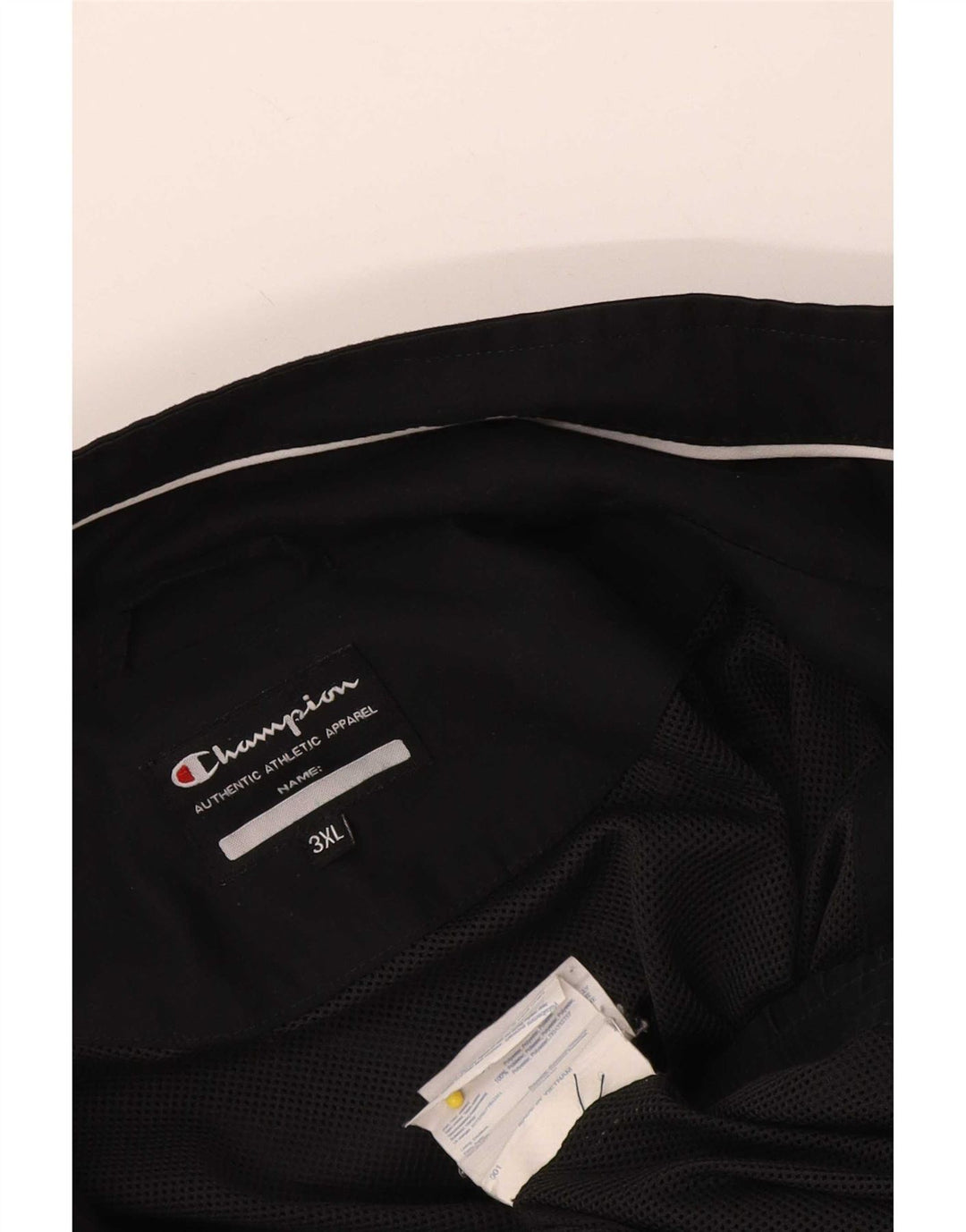 Giacca sportiva da uomo Champion 3XL nera in poliestere
