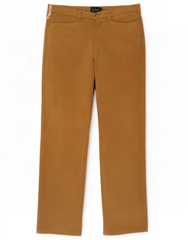 Trussardi Straight Casual Bukser til mænd IT 52 XL W38 L34 Brun Bomuld