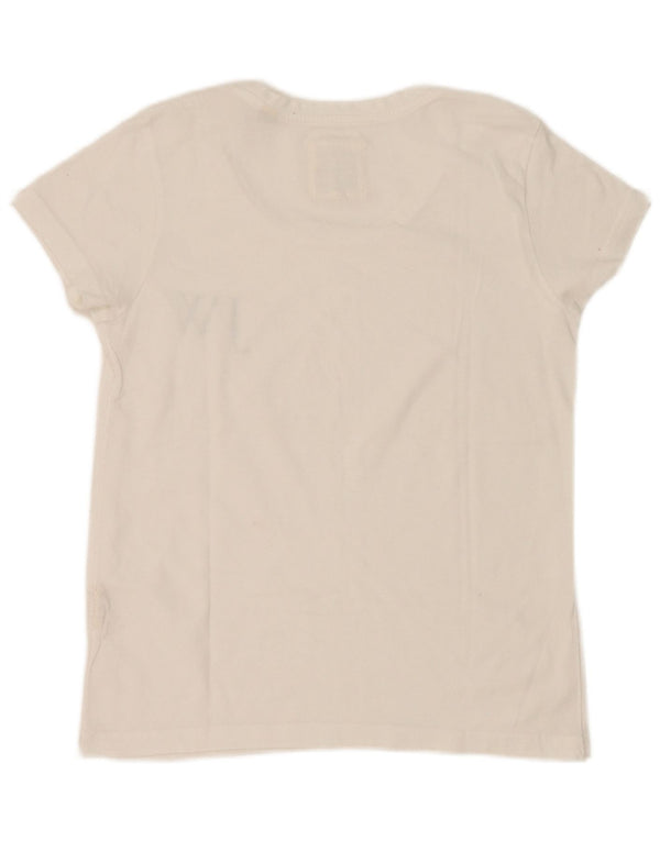 Jack Wills Camiseta gráfica para mujer Top UK 6 XS Algodón blanco