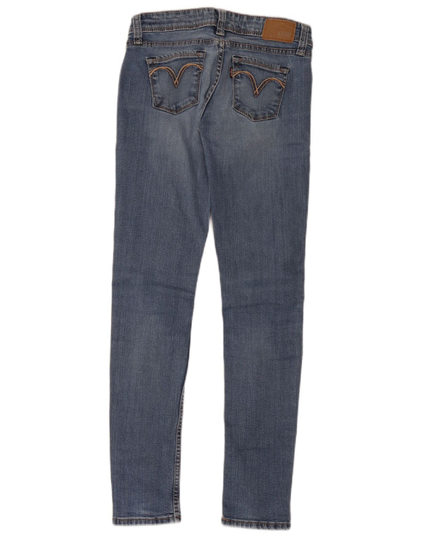 Levi's Dame Slight Curve Skinny Jeans med lav talje W26 L32 Blå Bomuld