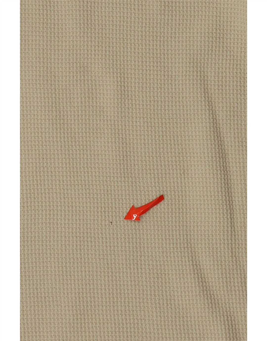 Reebok Mens Polo Shirt Large Beige Cotton