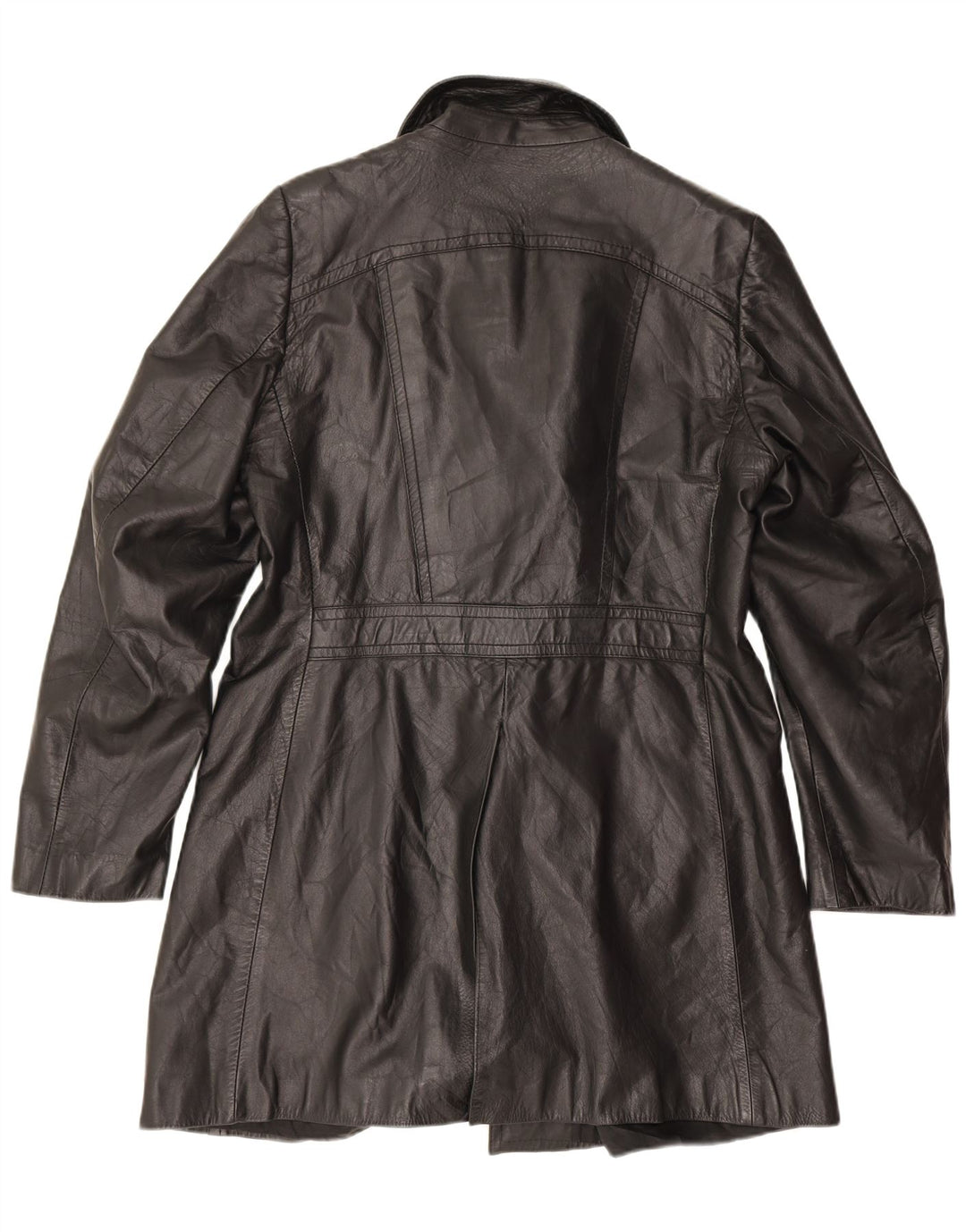 manteau en cuir homme vintage UK 38 Noir Moyen