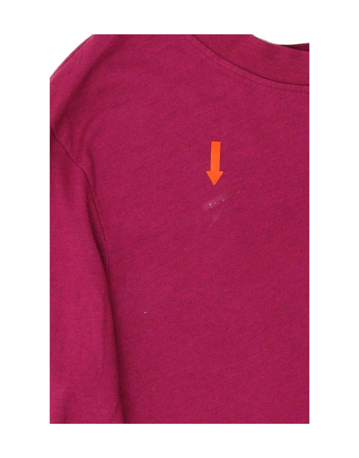 NIKE Womens Top Long Sleeve UK 16 Large Pink Polyester Vintage Nike and Second-Hand Nike from Messina Hembry 
