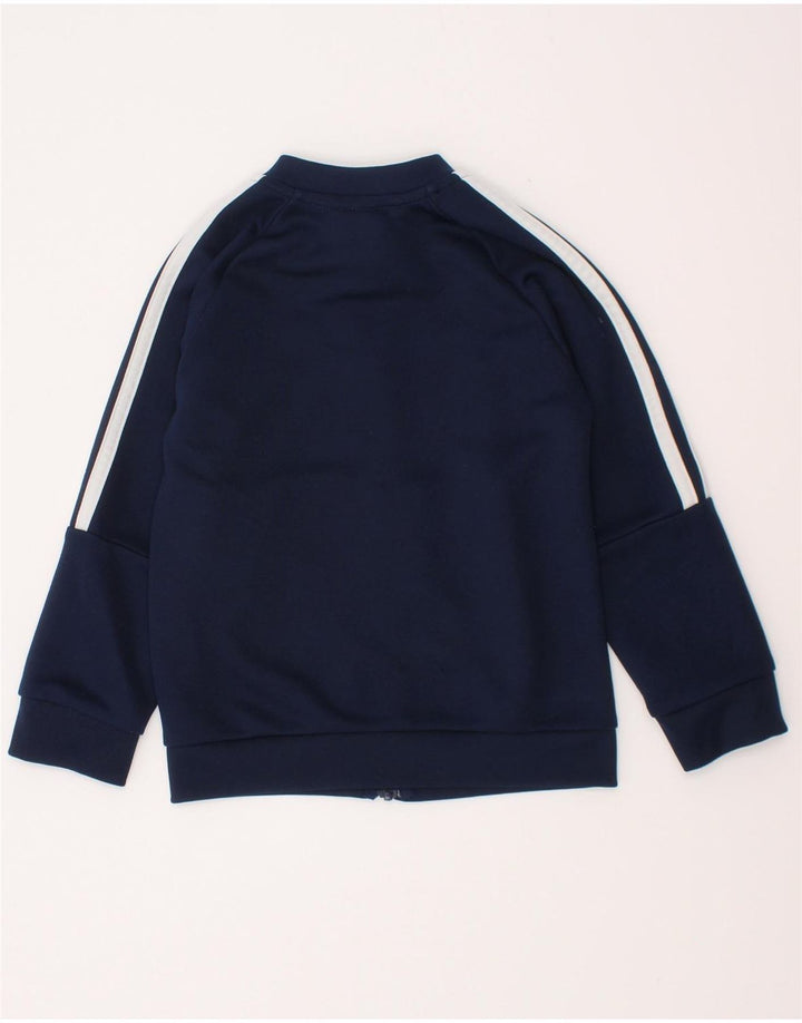 Adidas Jungen Trainingsanzug Top Jacke 7-8 Jahre Marineblau Polyester