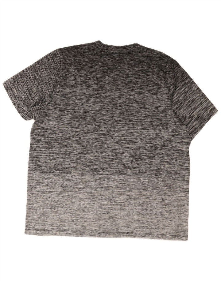 Adidas Herre T-shirt Top Medium Grey Flecked