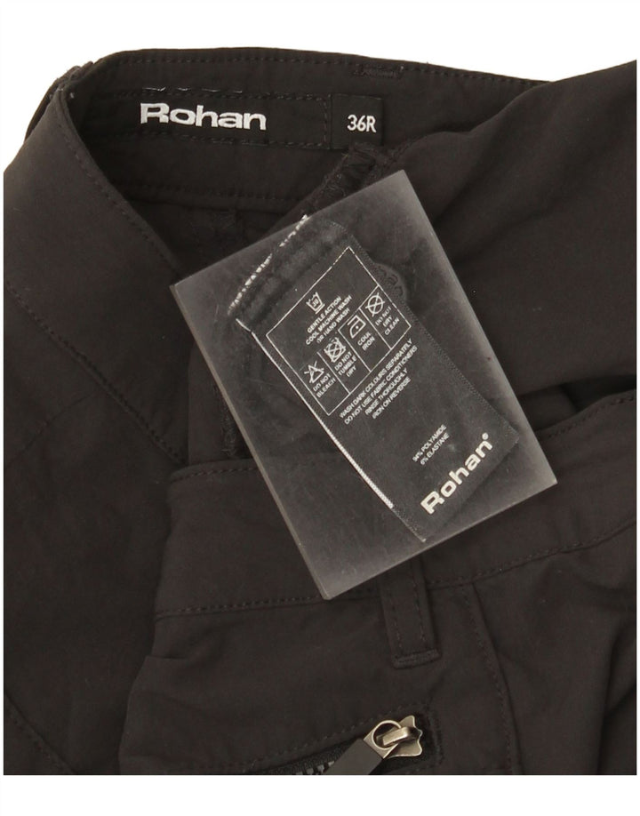 Rohan Womens Straight Cargo Trousers W36 L31 Grey Polyamide