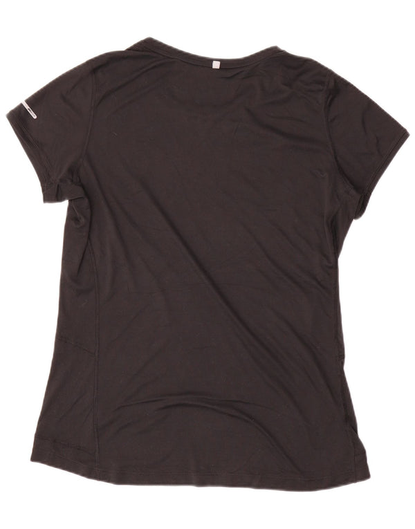 T-shirt da corsa Nike da uomo a maniche corte, taglia grande, nera