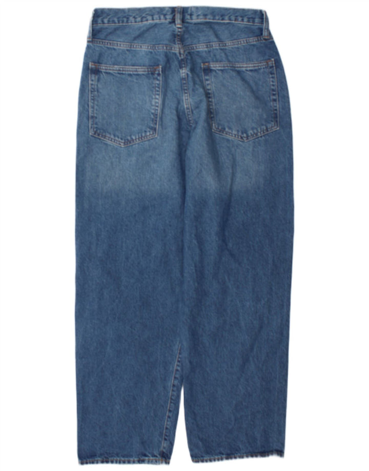 Gap Womens Loose Jeans W29 L30 Navy Blue Cotton