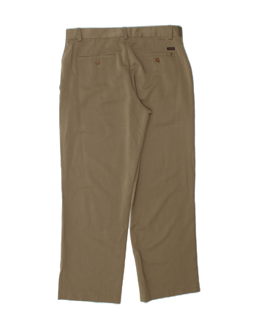 IZOD Mens Straight Chino Trousers W33 L30 Beige Polyester Vintage Izod and Second-Hand Izod from Messina Hembry 