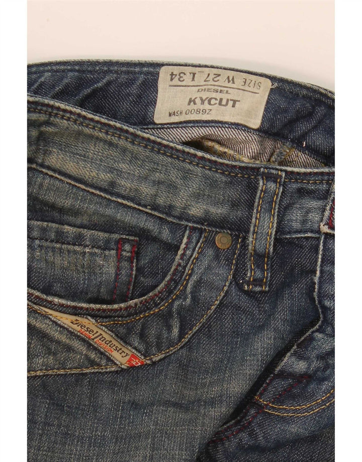 Diesel Womens Kycut Straight Jeans W27 L30 Blue