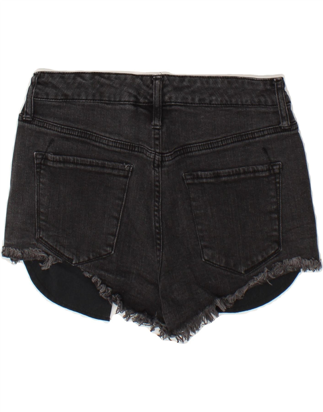 MOSSIMO Womens High Waist Denim Shorts US 6 Medium W28  Black Cotton Vintage Mossimo and Second-Hand Mossimo from Messina Hembry 