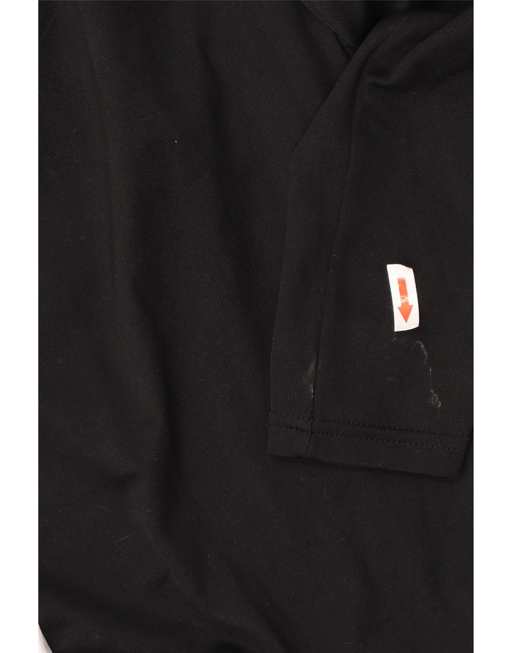 Nike Herren Dri Fit Trainingshose Mittelschwarzes Colourblock-Polyester
