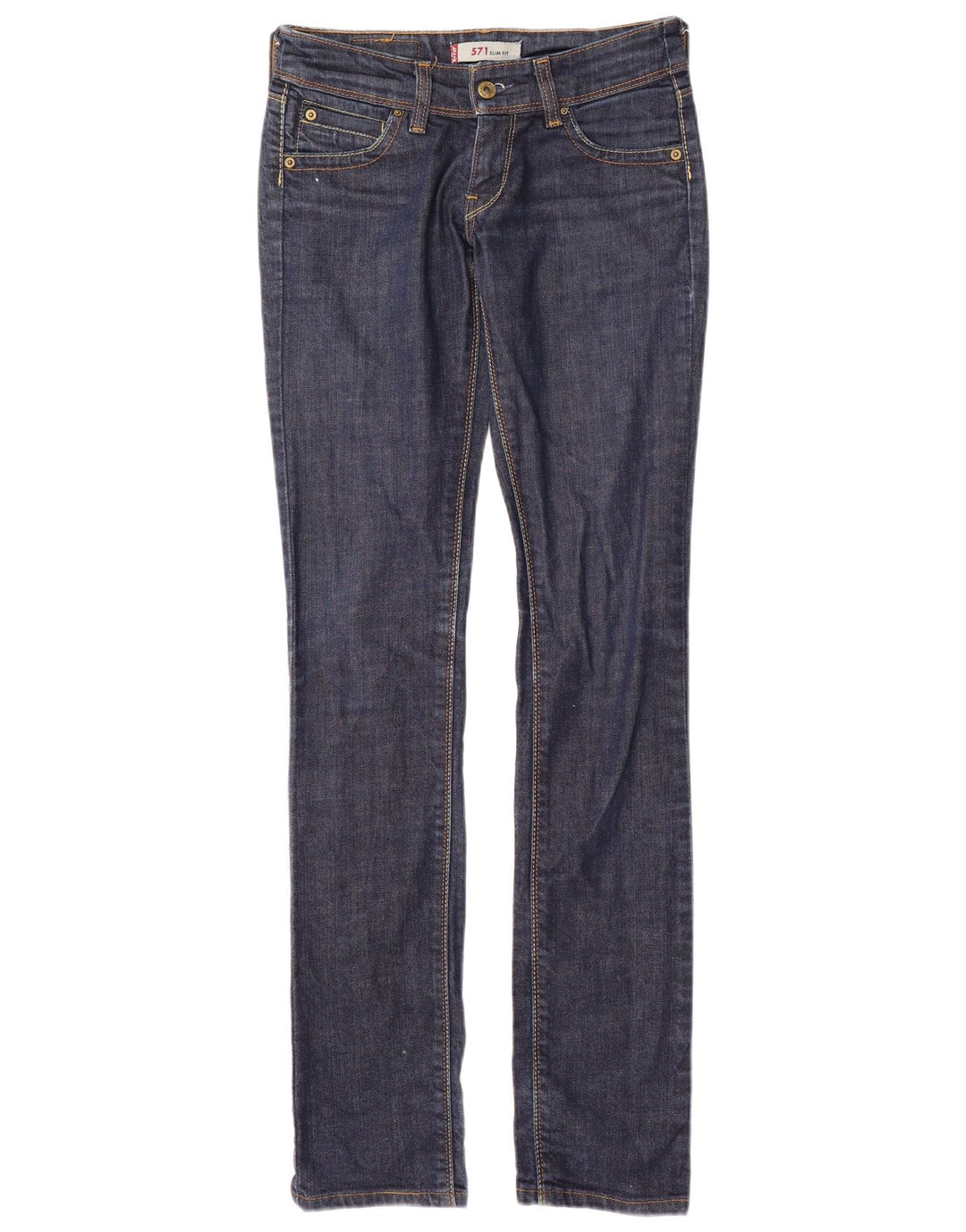 Женские джинсы LEVI'S 571 Slim W26 L34 Темно-синие