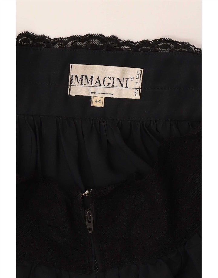Immagini Rozkloszowana spódnica damska IT 44 Medium W34 Czarna