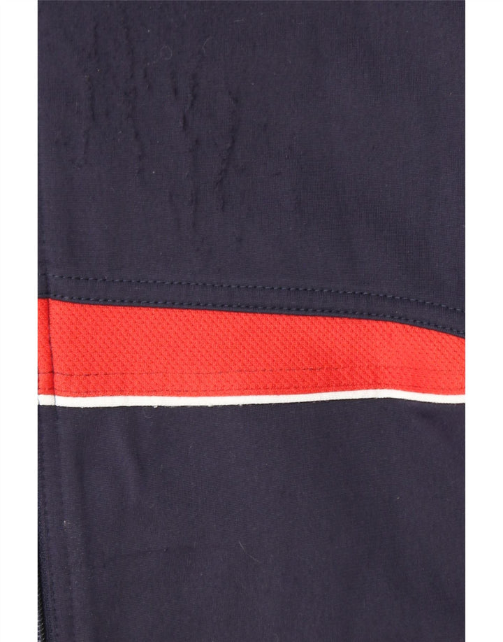 PUMA Mens Graphic Tracksuit Top Jacket Medium Navy Blue Colourblock Vintage Puma and Second-Hand Puma from Messina Hembry 